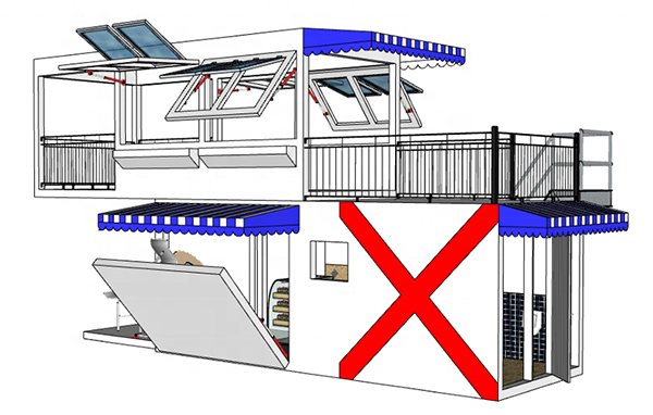 Container café đẹp thiết kế modul dễ dàng tháo lắp